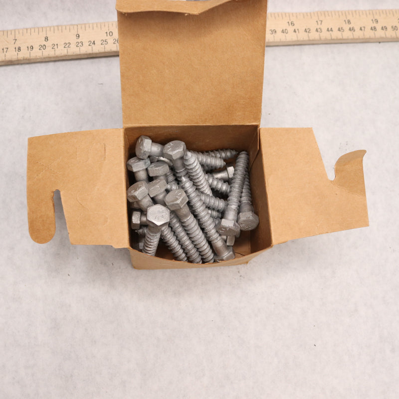 (25-Pk) Everbilt Hex Galvanized Lag Screw 3/8&quot; X 2-1/2&quot; 264653