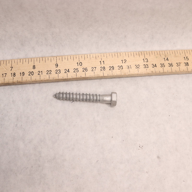 (25-Pk) Everbilt Hex Galvanized Lag Screw 3/8&quot; X 2-1/2&quot; 264653