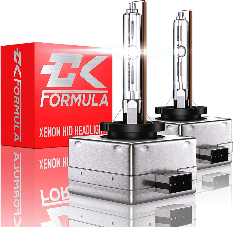 (2-Pk) CK Formula HID Headlight Bulbs 8000 Lumens 6000K Super White 12V 35W ‎