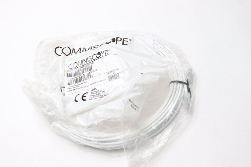 Commscope Dual Rated Patch Cord Jacket White Cord Length 40 Ft CO166S2-08F040
