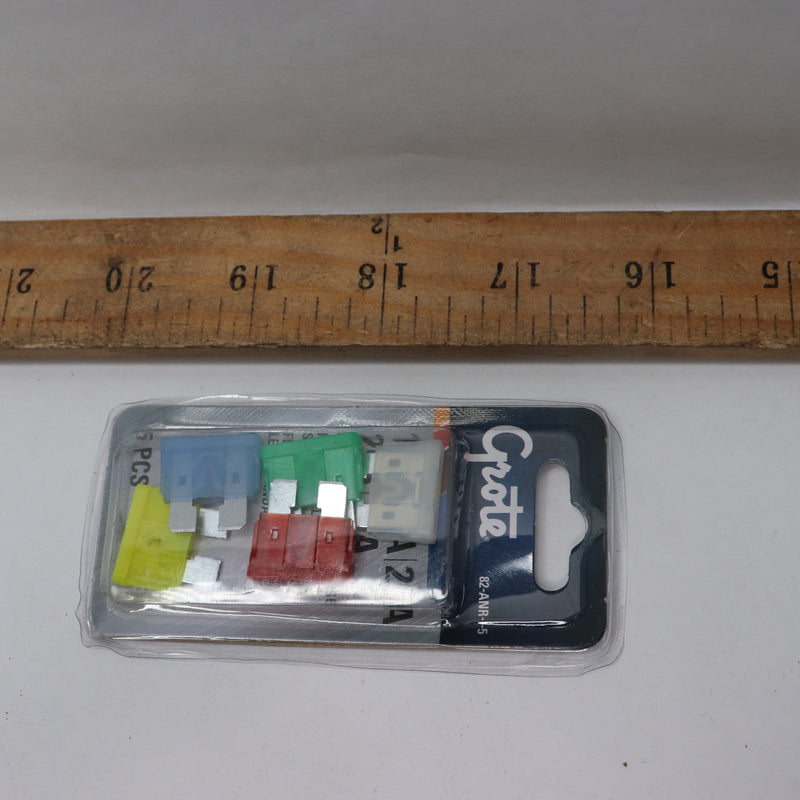 (5-Pk) Grote LED Fuse Assortment Miniature Blade 82-ANR-I-5