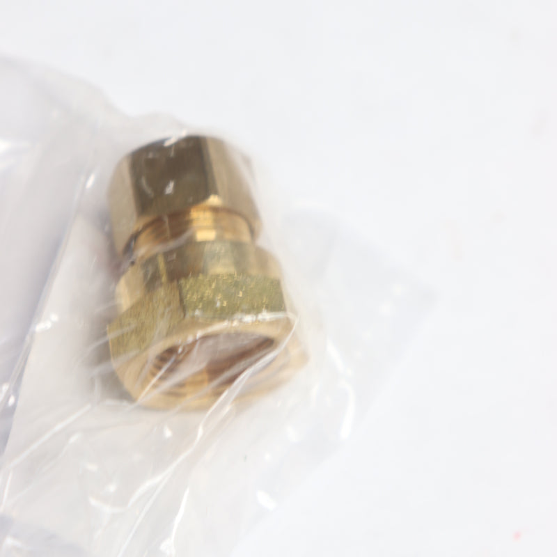 Lasco Pipe Thread Adapter Brass 3/8" Comp x 3/8" Female 17-6634U