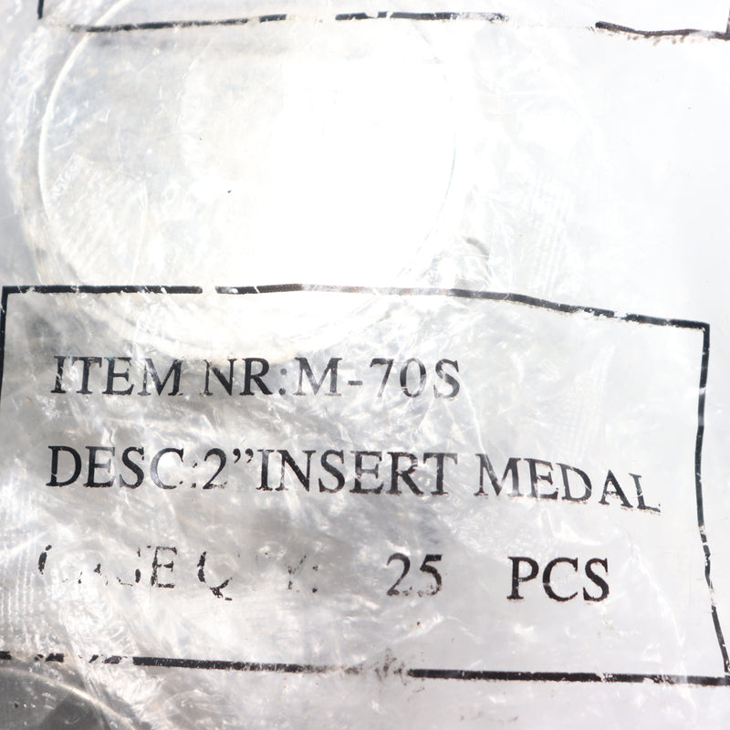 Insert Holder Medal Silver 2" M-70S