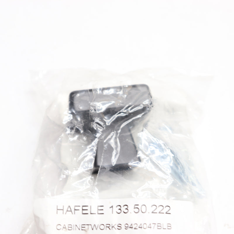 Hafele Knob Zinc in Black Bronze 38 x 38 MM 133.50.222