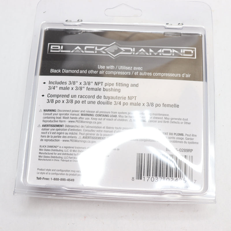 Black Diamond Ball Valve Kit 3/8" Npt BD165-0289RP