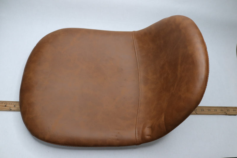 CangLong Washable PU Cushion Seat Back Faux Leather Caramel S014403T