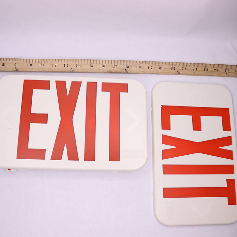 Lithonia Lighting Contractor Select Integrated LED White Exit Sign 269XWW