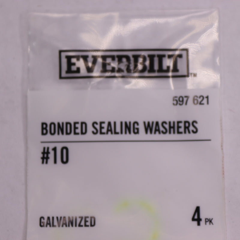 (4-Pk) Everbilt Bonded Sealing Washer Galvanized