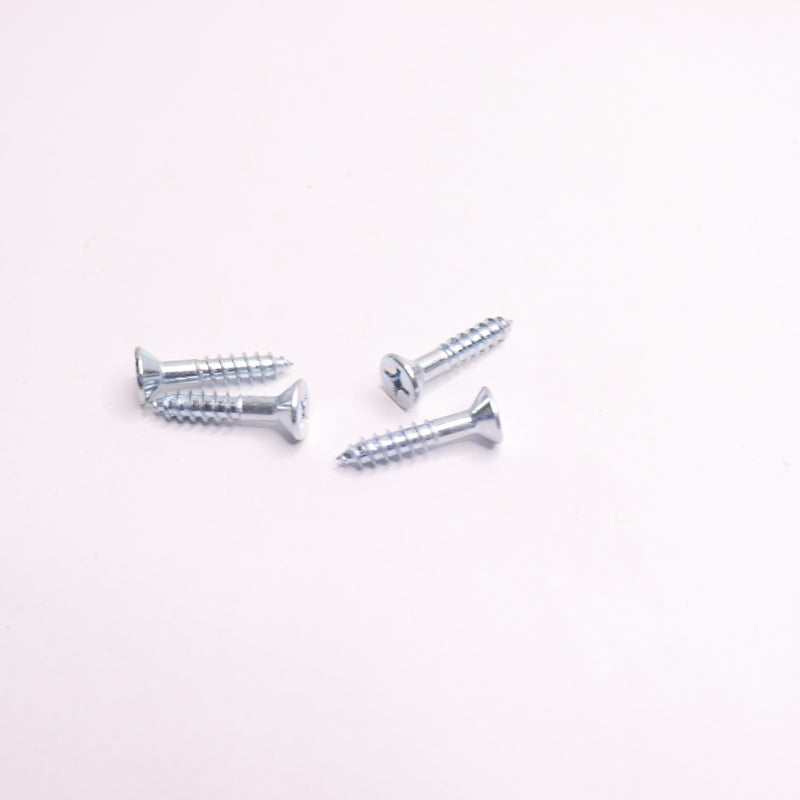 (4-Pk) Everbilt Phillips Flat Head Wood Screw Zinc Plated