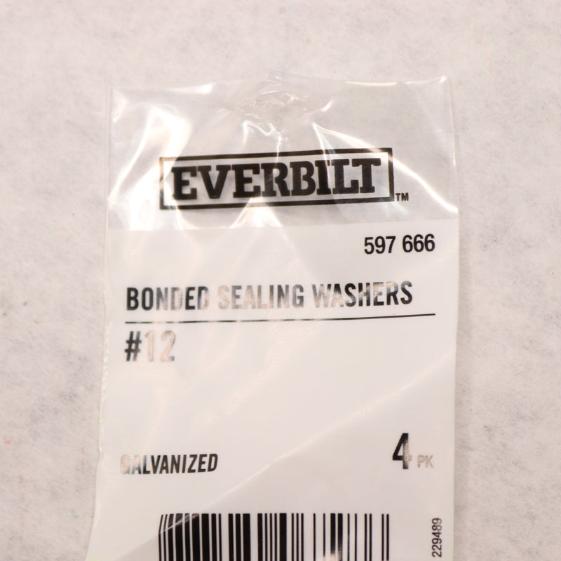 (4-Pk) Everbilt Bonded Sealing Washer Galvanized