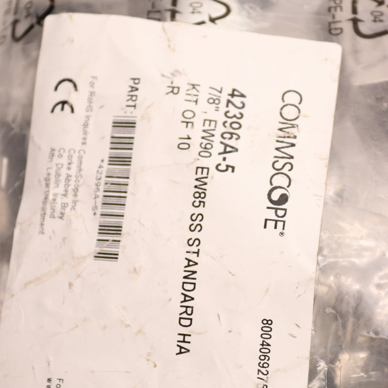 Commscope Hanger Kit Stainless Standard Connector 10-pc Kit 7/8"