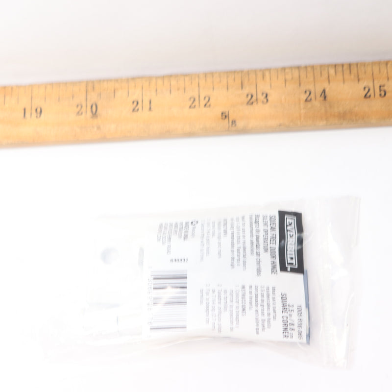 Everbilt Squeak-Free Door Hinge White Square Radius 3-1/2" 1005-686-065