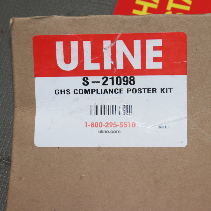 (2-Pk) Uline GHS Compliance Poster Kit 18" x 24" S-21098