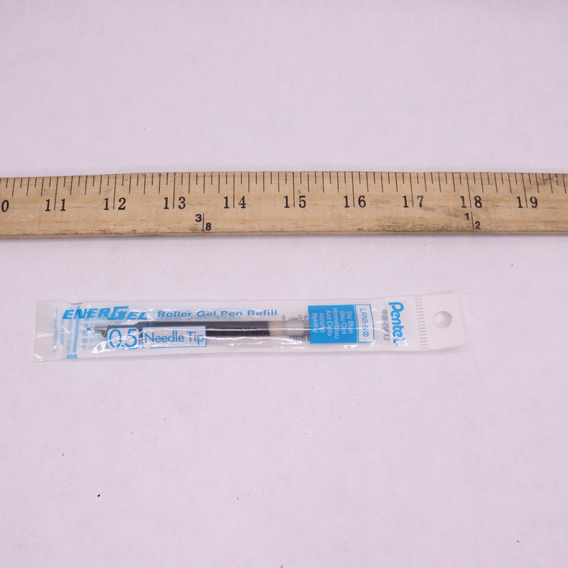 Pentel EnerGel Refill Ink Gel Pen Needle Tip 0.5mm Sky Blue LRN5-S