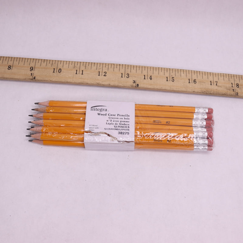 (12-Pk) Integra Presharpened No. 2 Pencils 38275