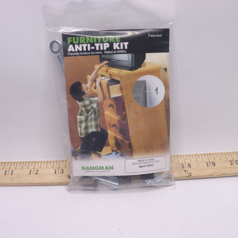 Furniture Anti-Tip Kit Falling Furniture Prevention Device 400 Pound