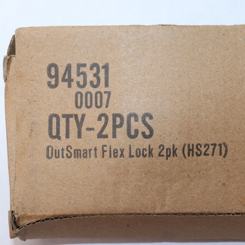 (2-Pk) Safety 1st OutSmart Flex Lock White 94531