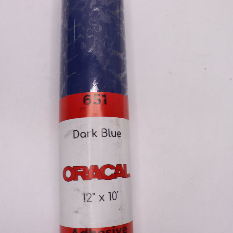 Oracal Vinyl Roll Dark Blue 12" x 10' 651