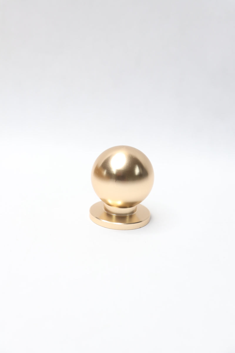 Coinkoly Cabinet Drawer Antique Pull Solid Brass Round 19Mm GOLD