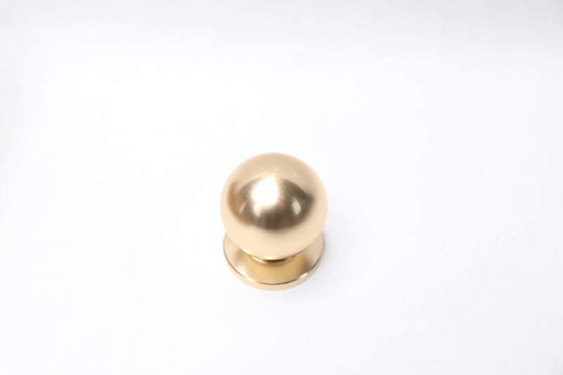 Coinkoly Cabinet Drawer Antique Pull Solid Brass Round 19Mm GOLD
