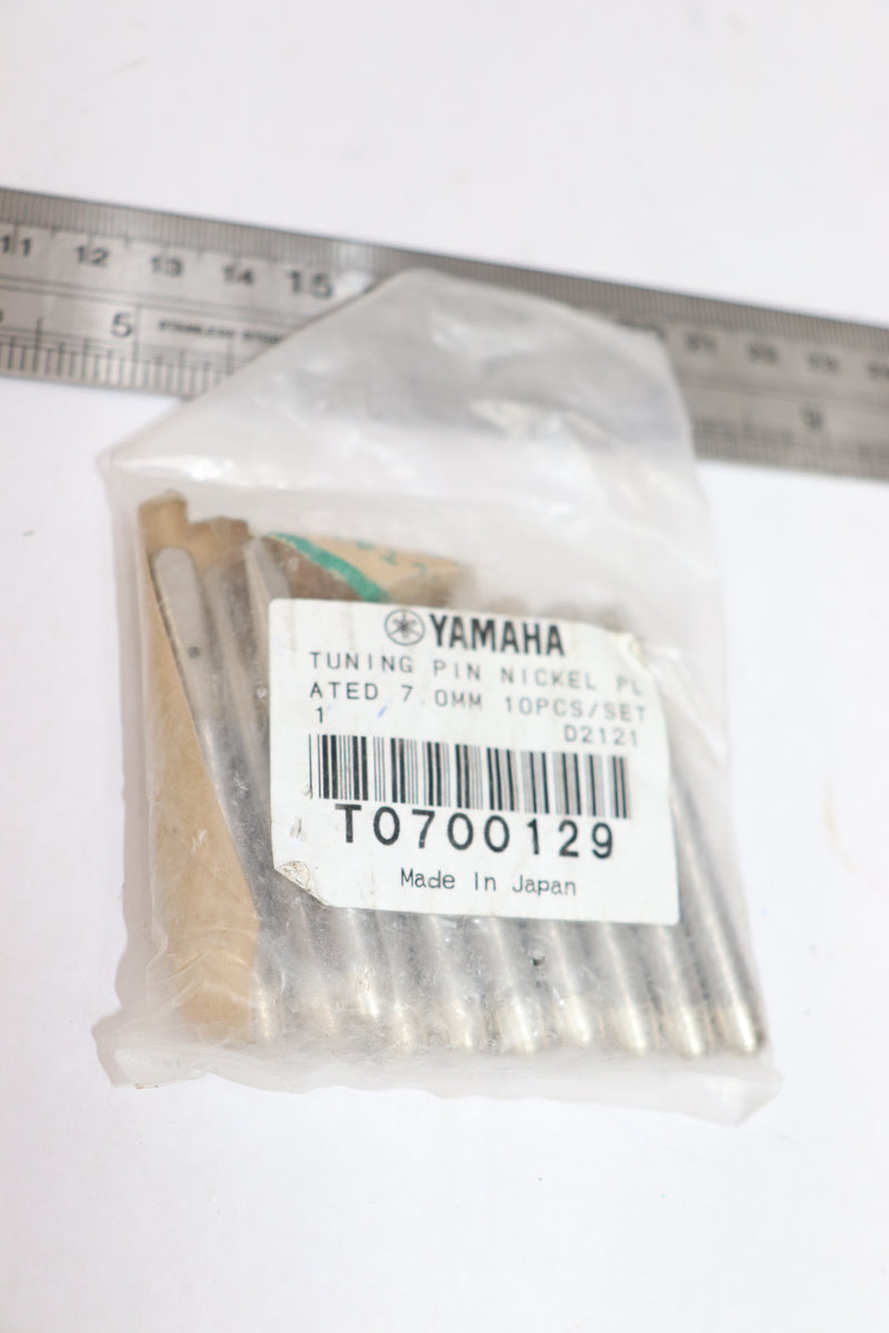(10-Pk) Yamaha Tuning Pin Nickel 7.0mm T0700129