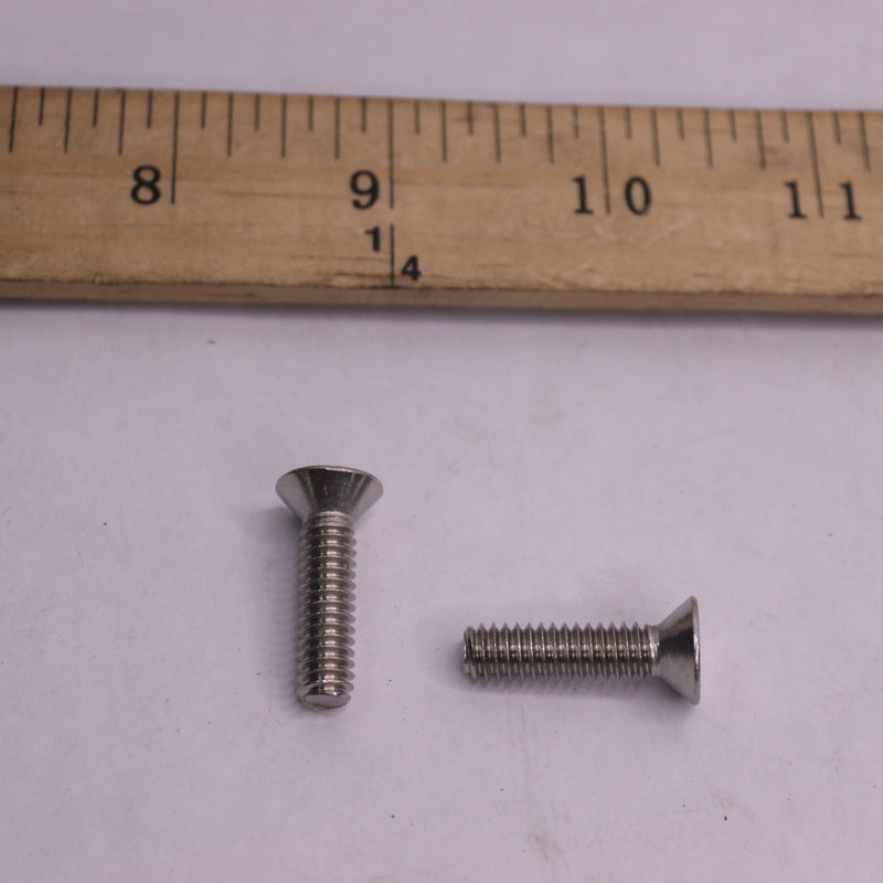 (500-Pk) Briksen Phillips Flat Head Machine Screws Stainless Steel 1/4"-20 x 1"