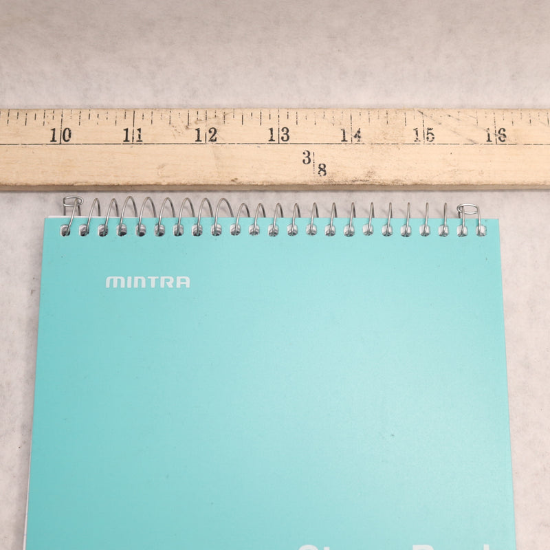 Mintra Narrow Ruled Office Steno Book 100 Sheets Teal 6" x 9"