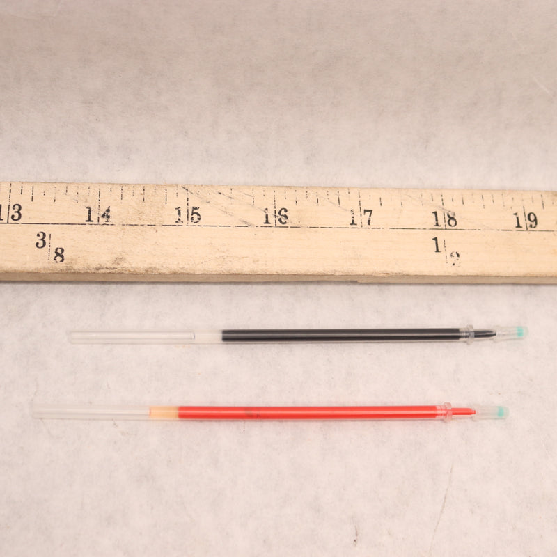 (24-Pk) Gel Pen Refills Black and Red 0.5mm