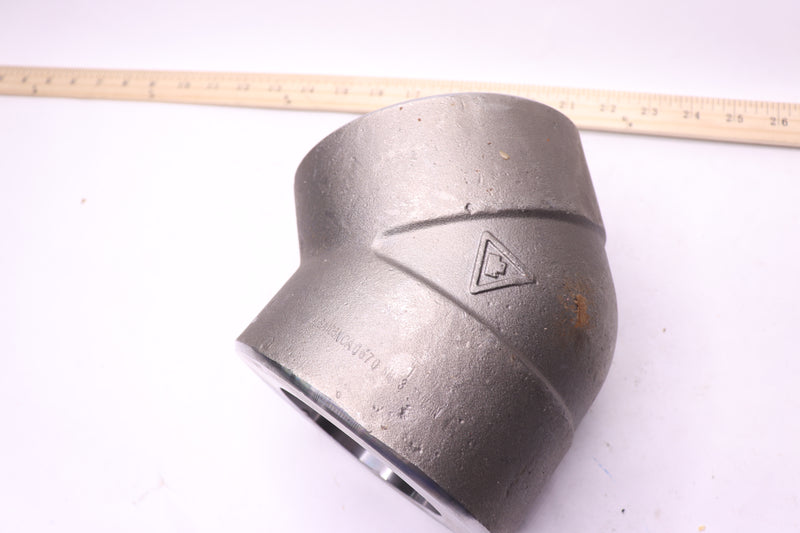 Anvil 45 Degree Elbow Class 3000 6M Forged Steel 3" x 3"