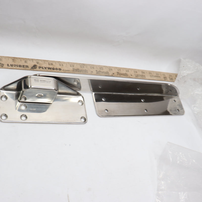 Taco Command Ratchet Hinges Polished 316 Stainless Steel 18-1/2"