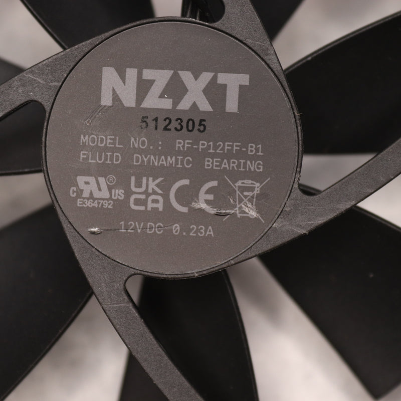 NZXT Case Fan Matte Black 120 mm RF-P12FF-B1