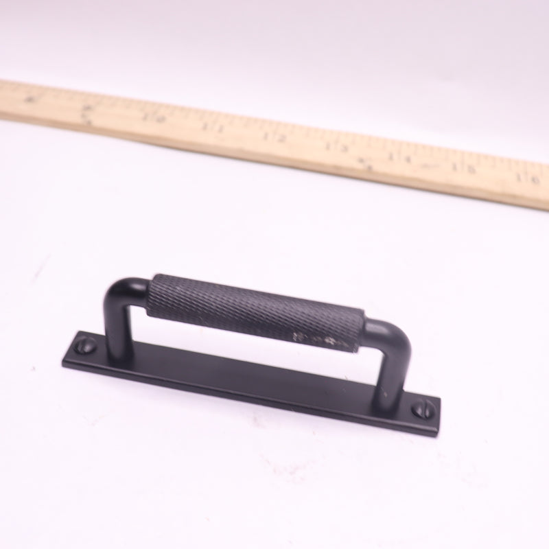 Liberty Averland Cabinet Drawer Pull with Backplate Matte Black 3" 76mm