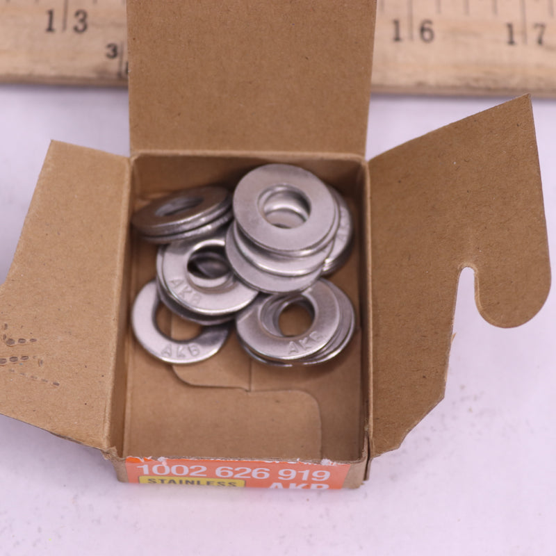 (25-Pk) Everbilt Flat Washer Stainless Steel 3/8" 1002 626 919 AKB