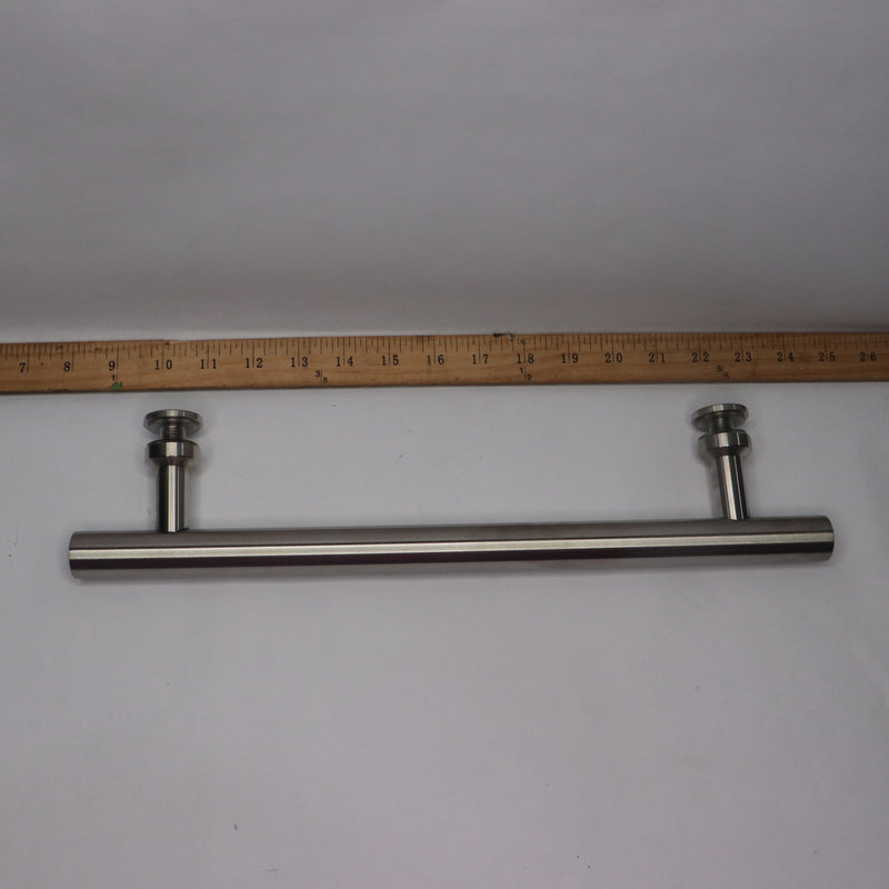 Ladder Door Pull Handle Stainless Steel 15-13/16" Total Length x 11" Bar to Bar