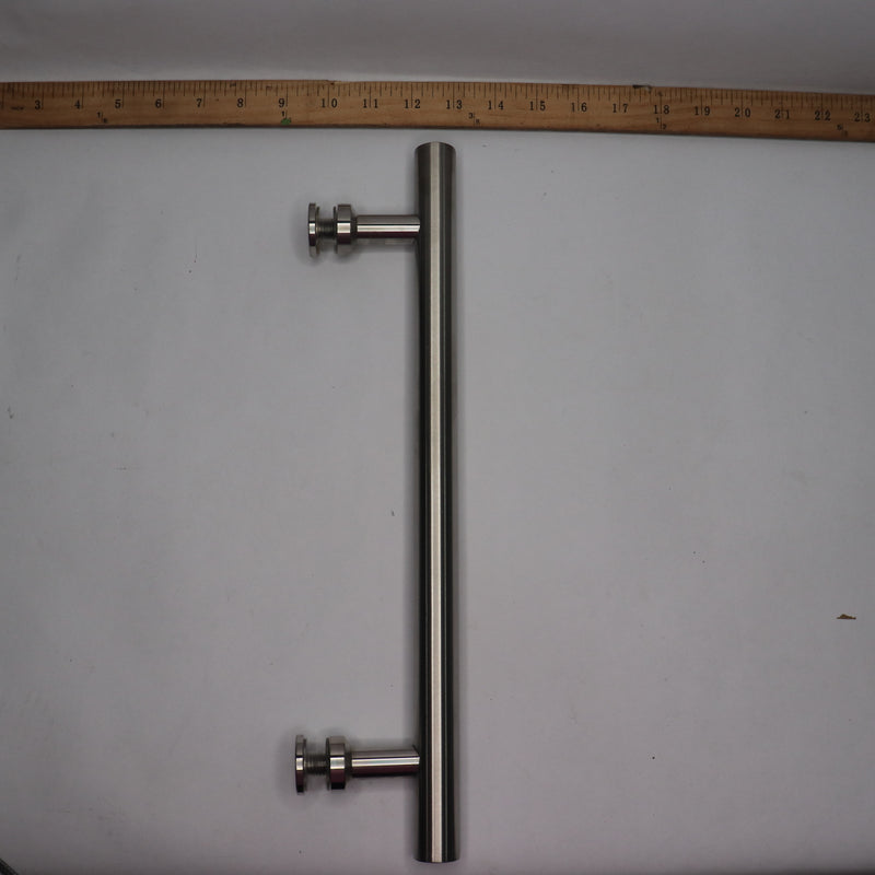 Ladder Door Pull Handle Stainless Steel 15-13/16" Total Length x 11" Bar to Bar