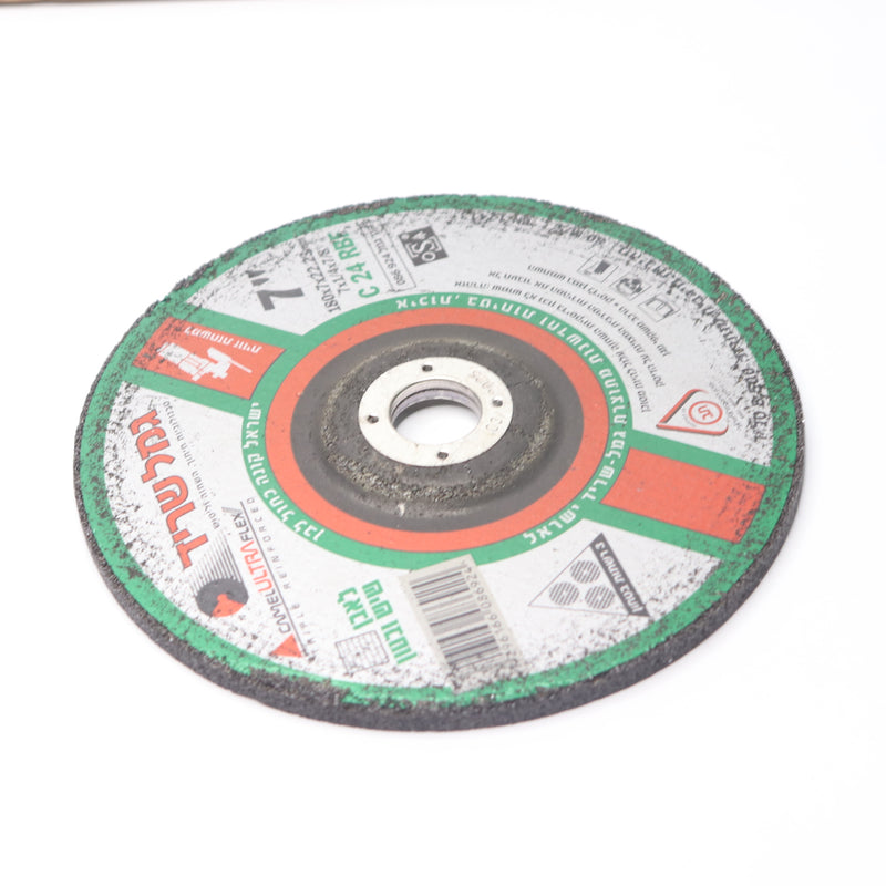 Depressed Center Triple Safety Net Grinding Disc 7" x 1/4" x 7/8" C24RBF