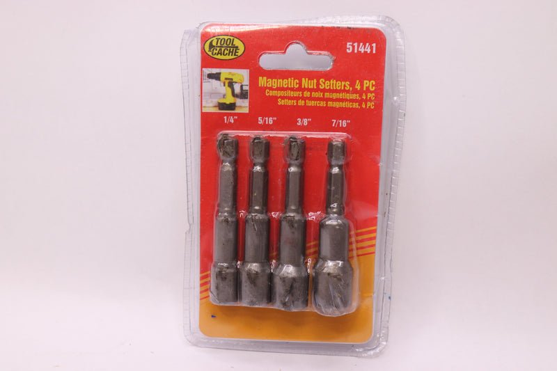 (4-Pk) Tool Cache Magnetic Nut Setter 51441