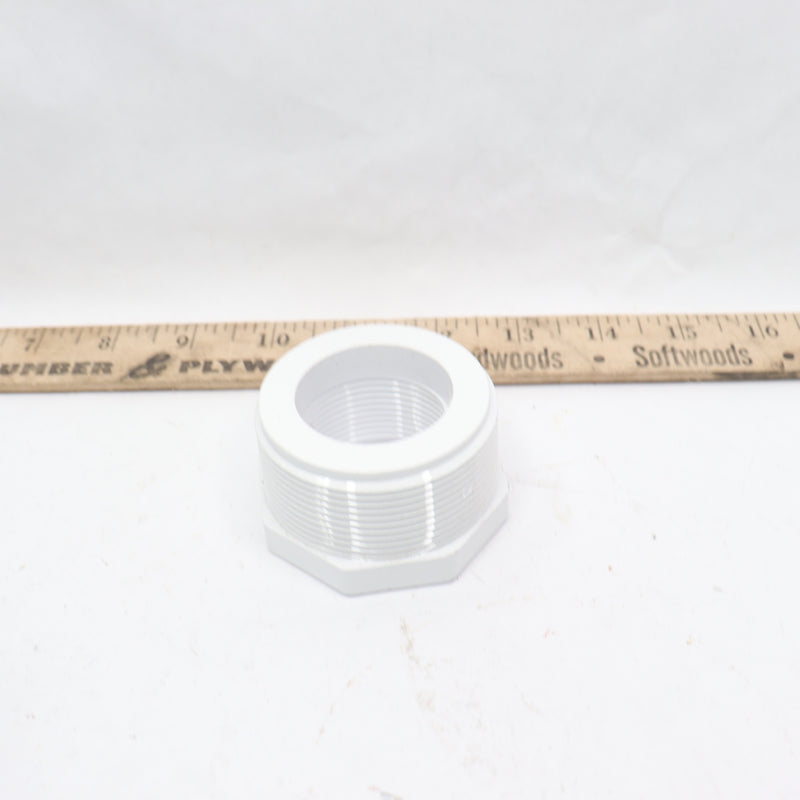 Lasco PVC Reducing Bushing White MIP x FIP 2" x 1-1/4" D2466