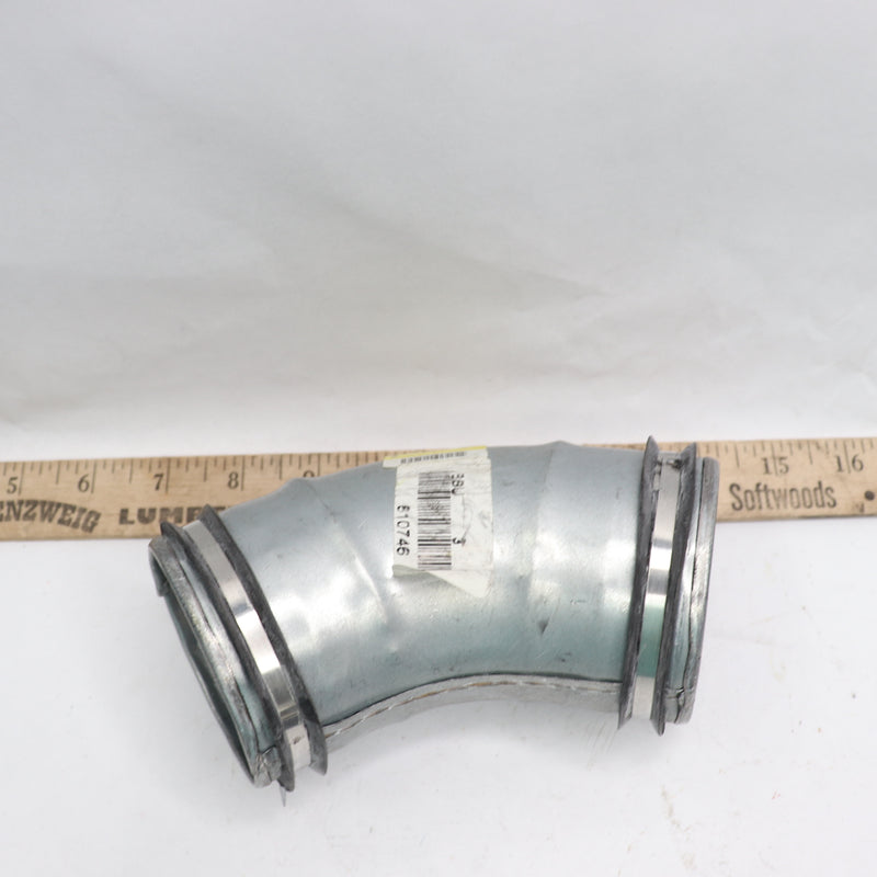 45 Degree Hard Elbow Duct w/ Built-in Gaskets 3" 810746