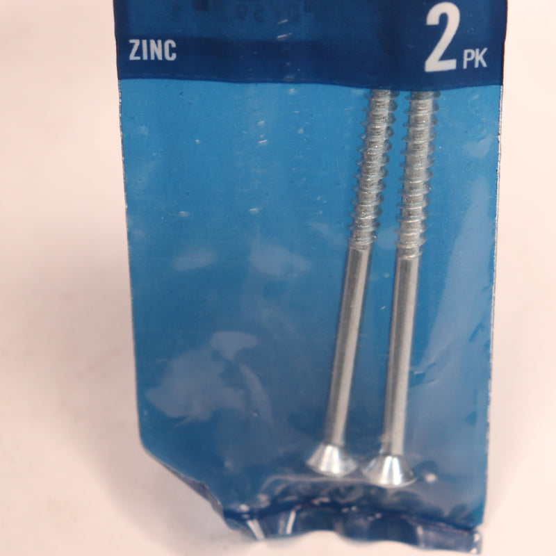 (2-Pk) Everbilt Phillips Flat Head Wood Screws Zinc Plated