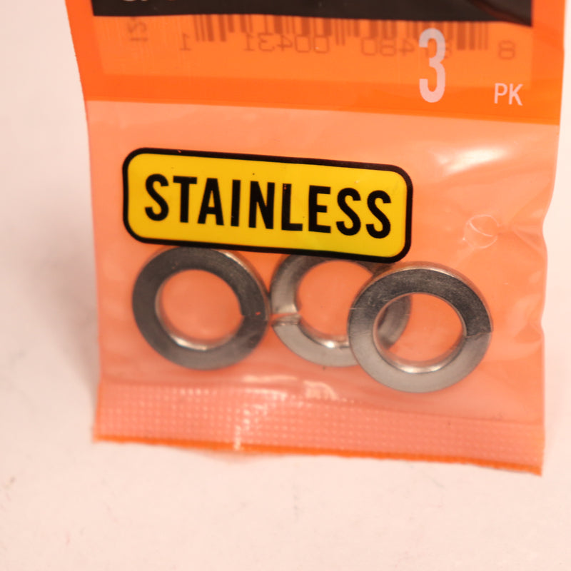 (3-Pk) Everbilt Lock Washer Stainless Steel 3/8" 517402