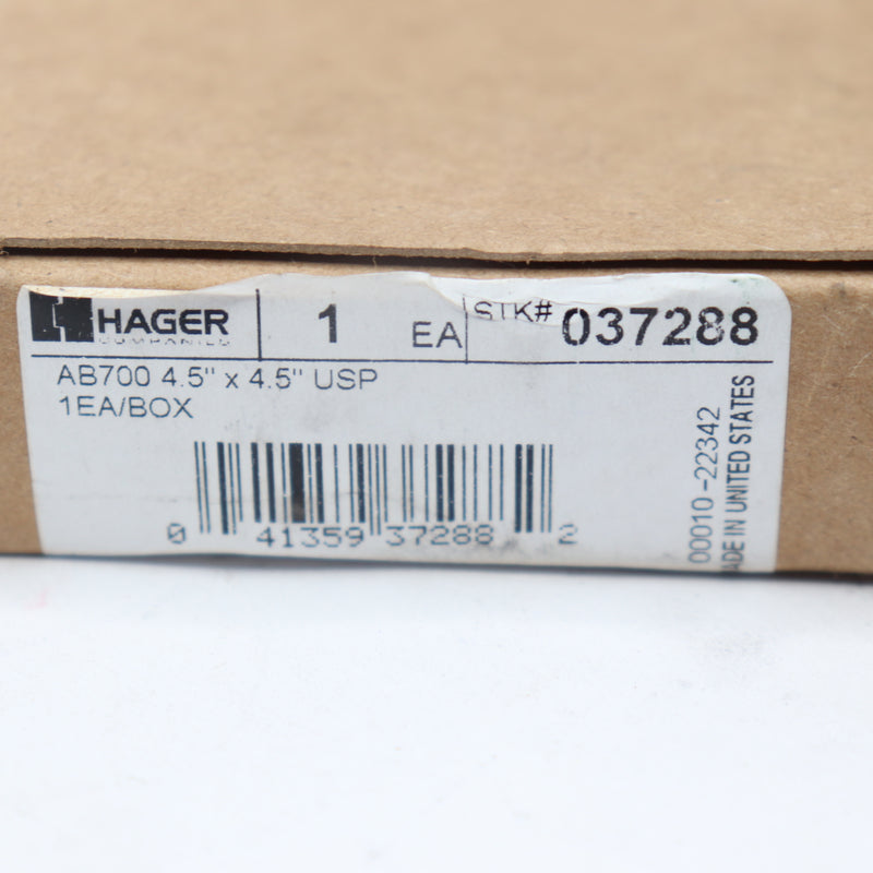 Hager Door Hinge Tan 4.5" X 4.5" 037288