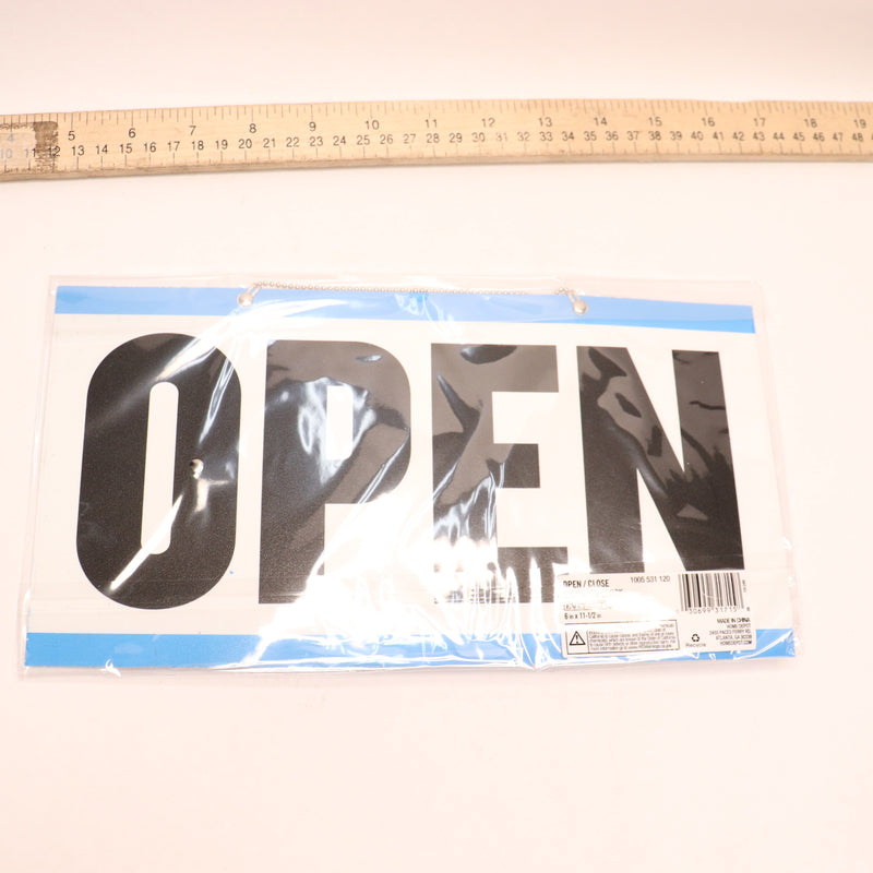 Everbilt Hangin Open and Closed Sign Plastic 1005531120