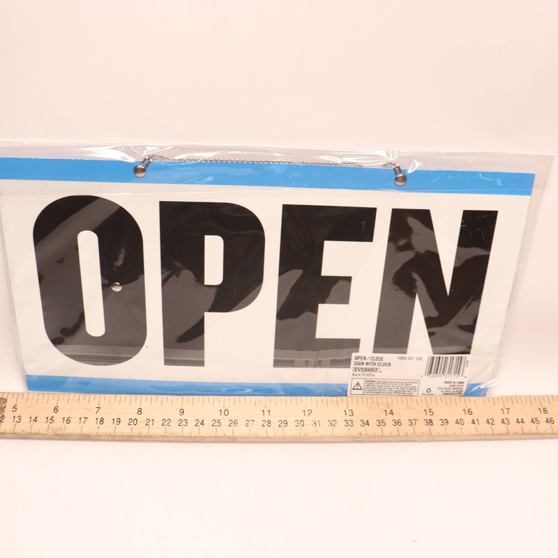 Everbilt Hangin Open and Closed Sign Plastic 1005531120