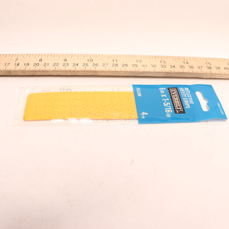 Everbilt Reflective Safety Strips Yellow 6" x 1-5/16" 1003112831