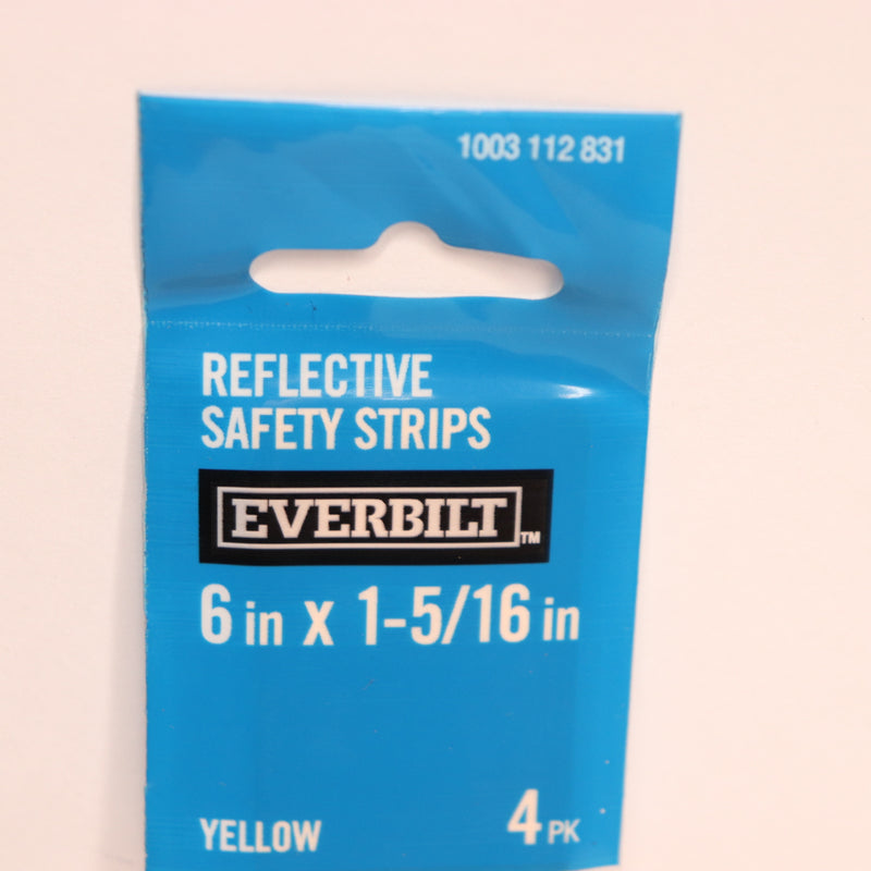 Everbilt Reflective Safety Strips Yellow 6" x 1-5/16" 1003112831