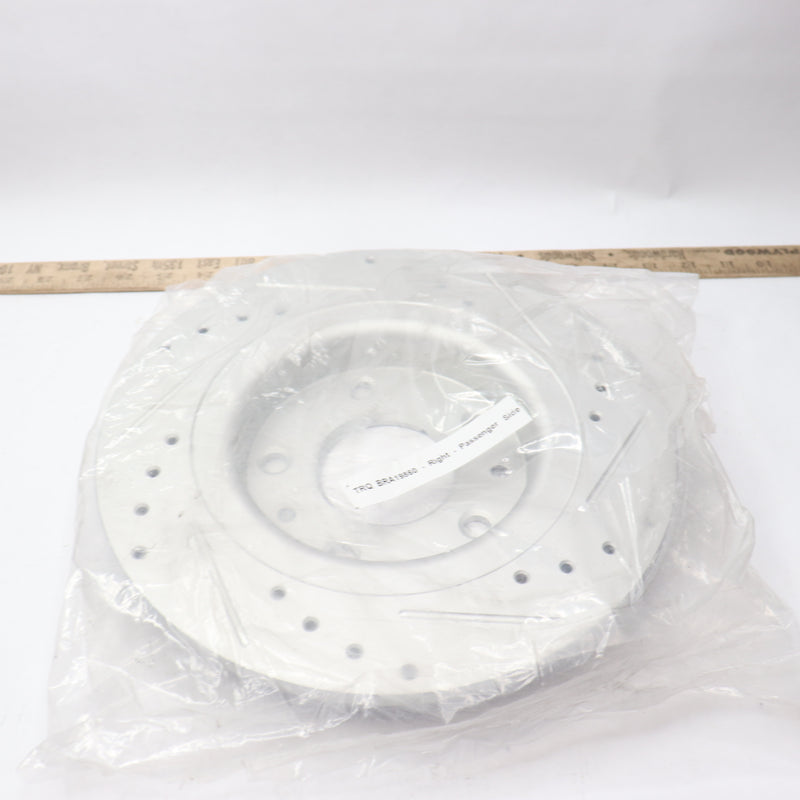 TRQ Disc Brake Rotor Right Passenger Side BRA19860