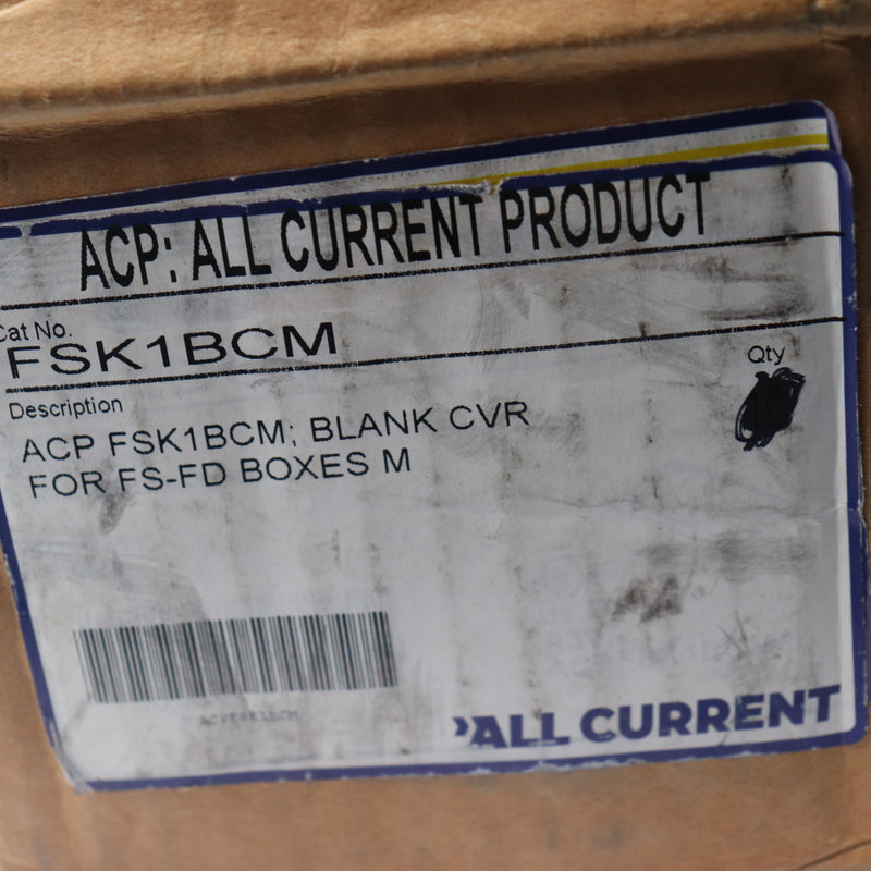 All Current Blank Cover with Hardware FSK1BCM