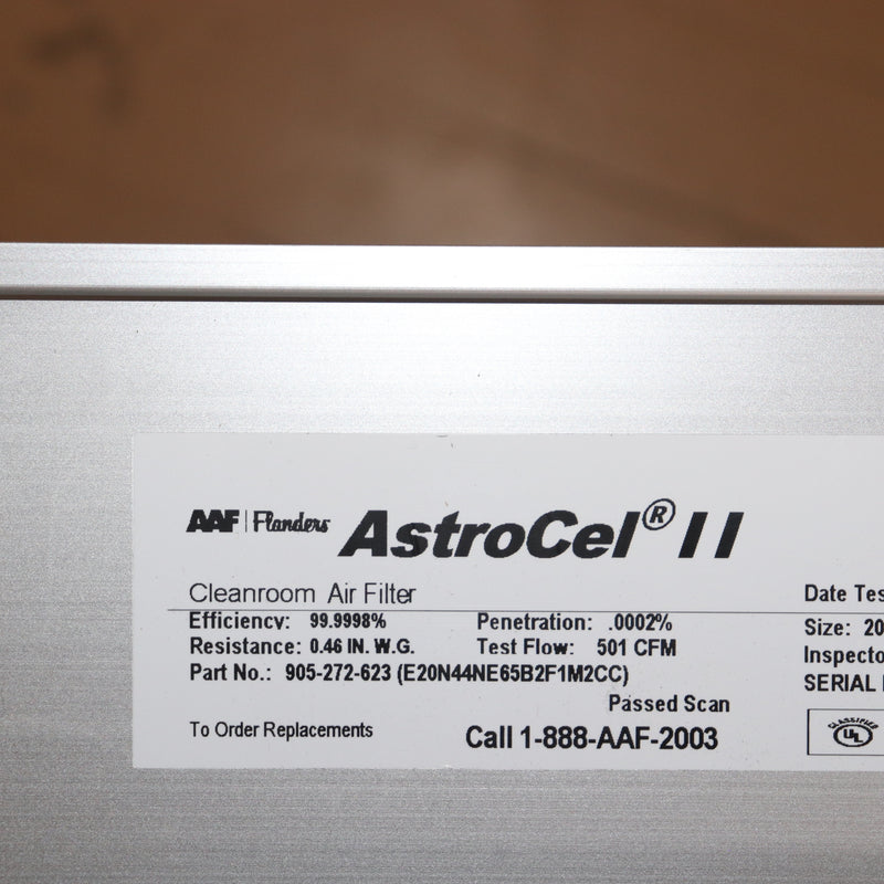 AAF Astrolcell II Cleanroom Air Filter 20-9/16" x 44-9/16" x 4.541"
