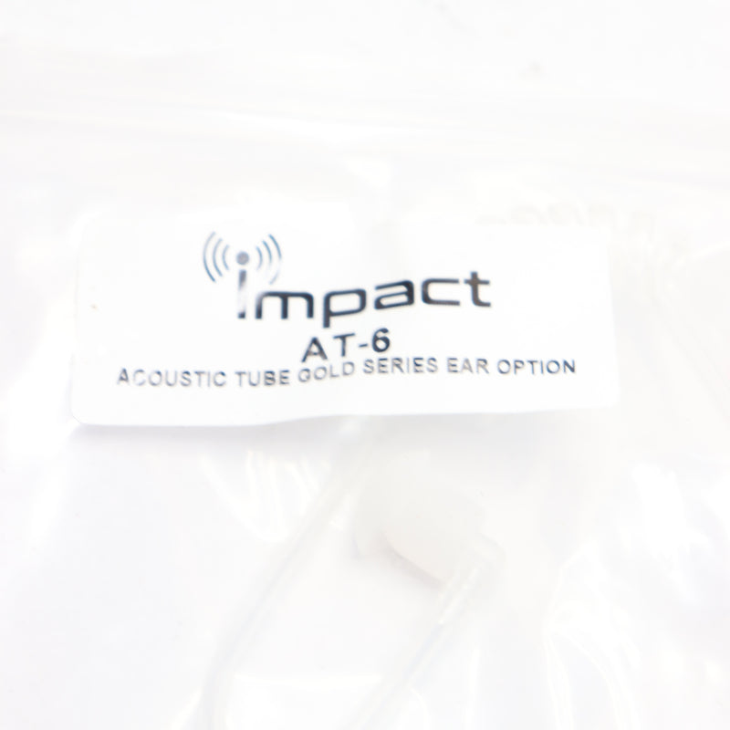 Impact Ear Option for 1-Wire / 2-Wire Earpiece Headset Surveillance Cables AT6